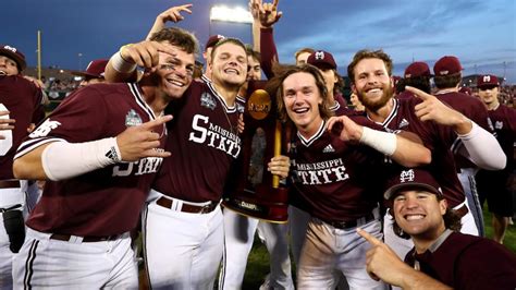 Miss state baseball - Jul 1, 2021 · After years of coming up short, the Mississippi State Bulldogs are national champions. They hammered Vanderbilt 9-0 in Game 3 of the 2021 College World Series finals on Wednesday, June 30. 